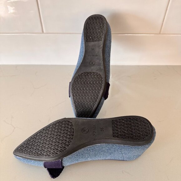 NWOT Vivaia Michelle Pointed-Toe Bow Loafers - Picture 5 of 8